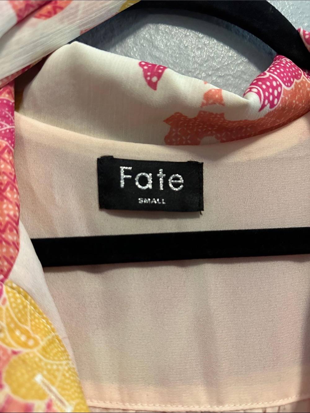 Fate Pink, Orange & Cream Floral Mini Dress - Picture 6 of 8